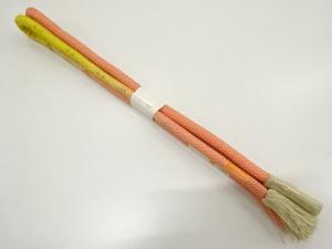 未使用品　正絹　撚り房　手組帯締め